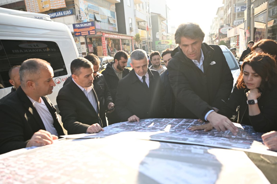 Kartepe Belediye Başkanı Mustafa Kocaman'dan İstasyon Mahallesi'ne Yerinde İnceleme
