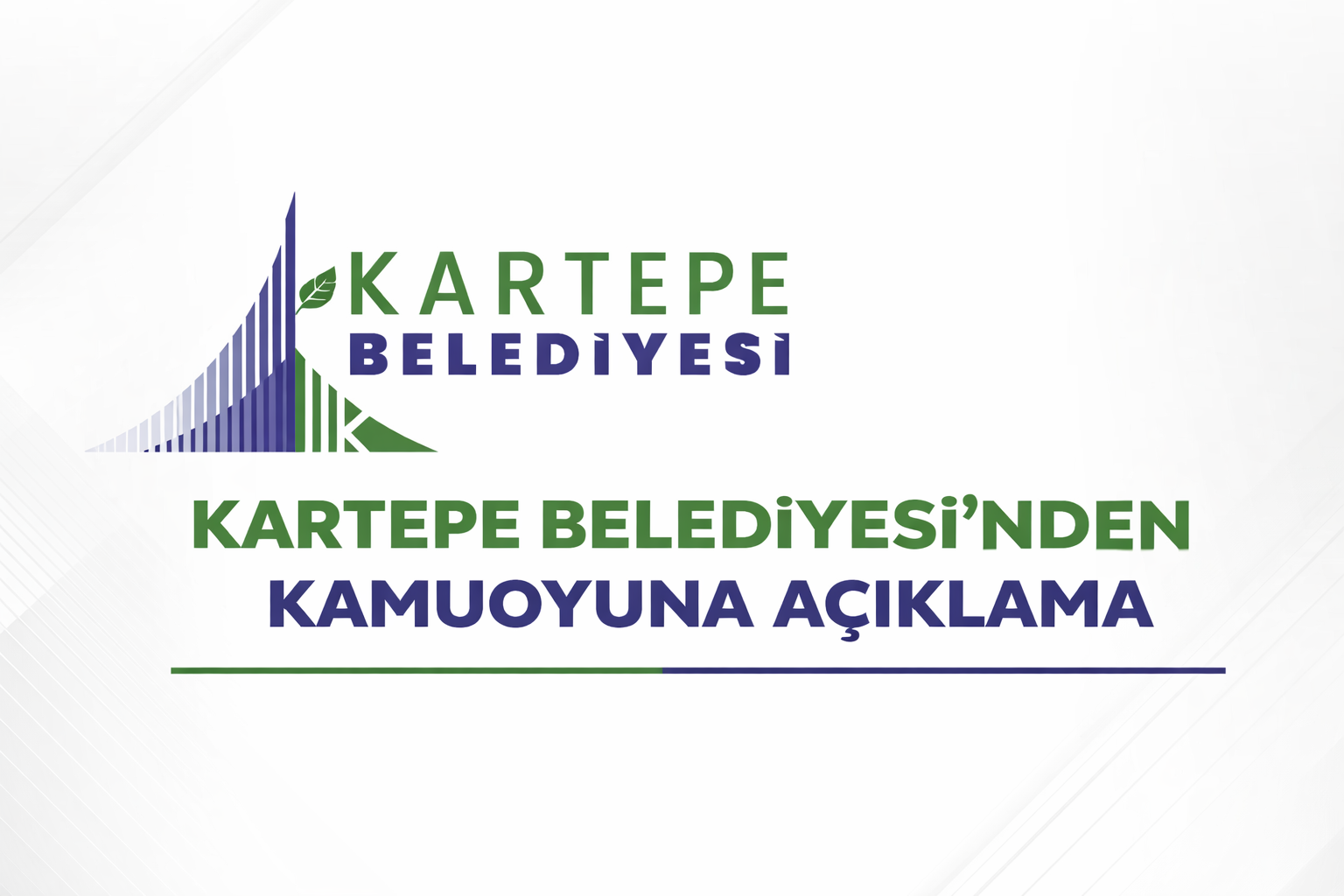 Kartepe Belediyesi'nden Kamuoyuna Açıklama