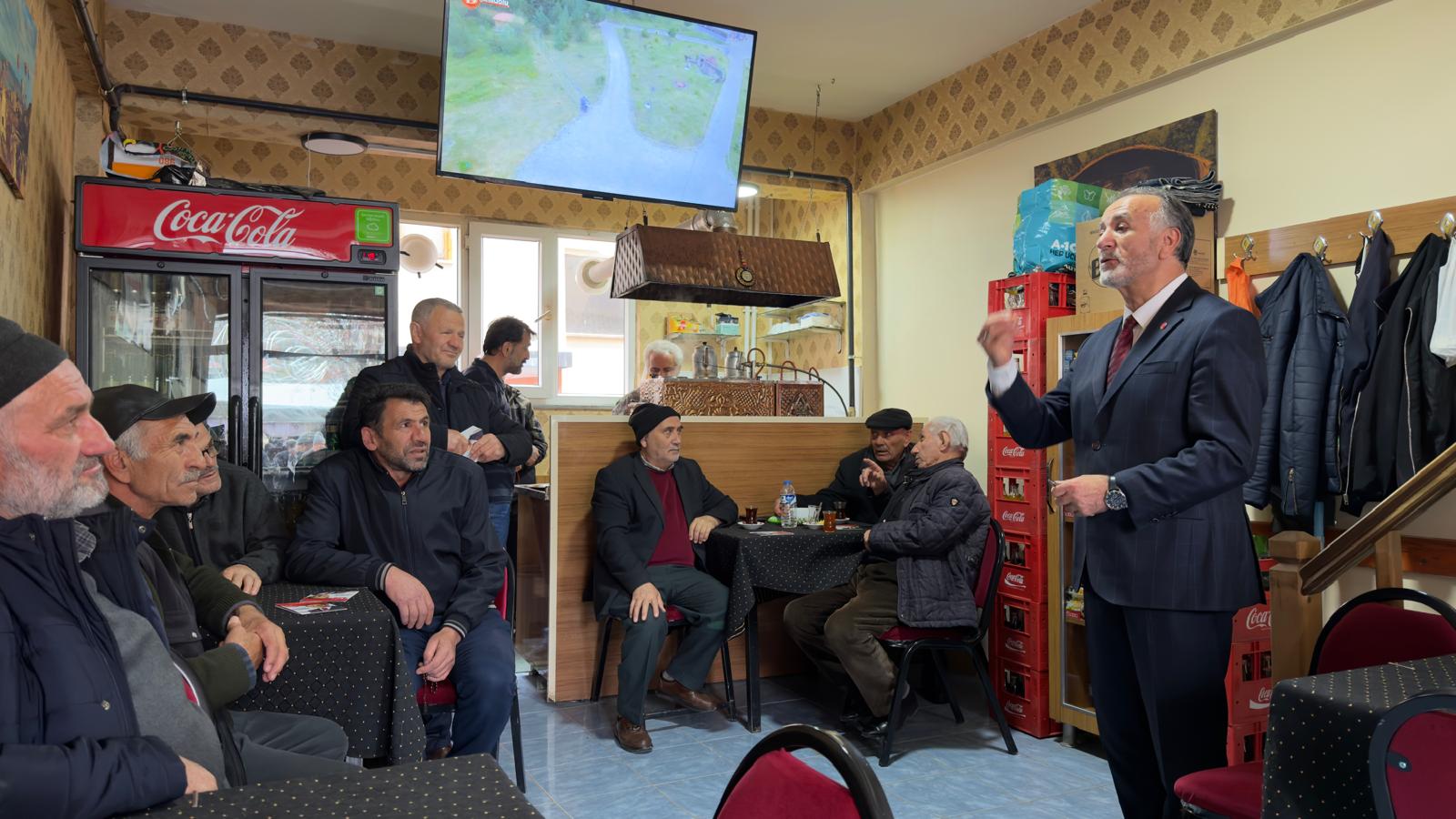 Saadet Partisi Genel Sekreteri, Kırşehir 20. Dönem Milletvekili Cafer Güneş Gümüşhane'yi Ziyaret Etti