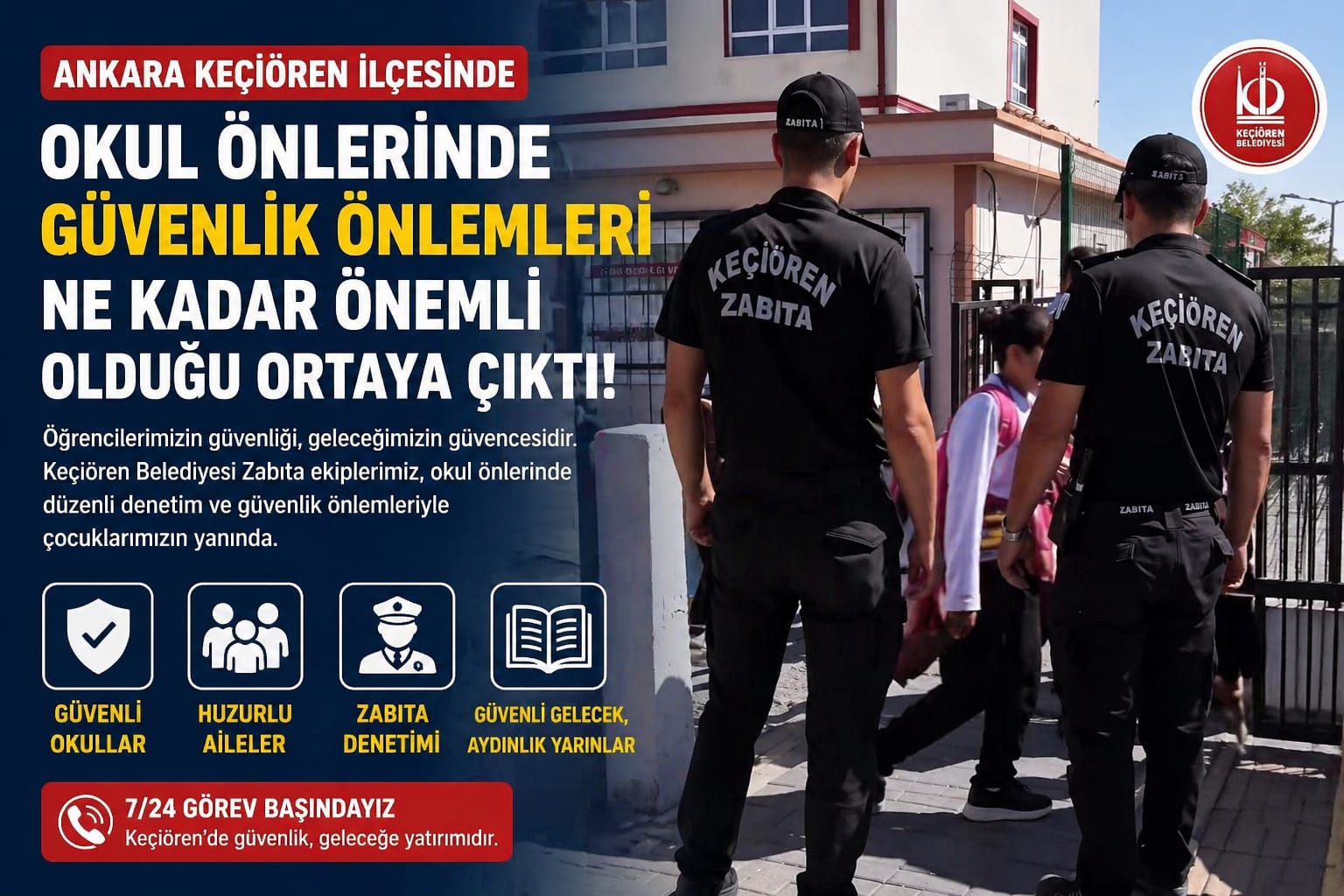 Ankara Keçiören İlçesinde Okul Önlerinde Güvenlik Önlemleri Ne Kadar Önemli Olduğu Ortaya Çıktı.