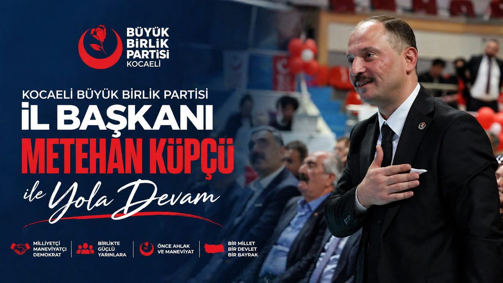 Kocaeli Büyük Birlik Partisi İl Başkanı Metehan Küpçü ile Yola Devam